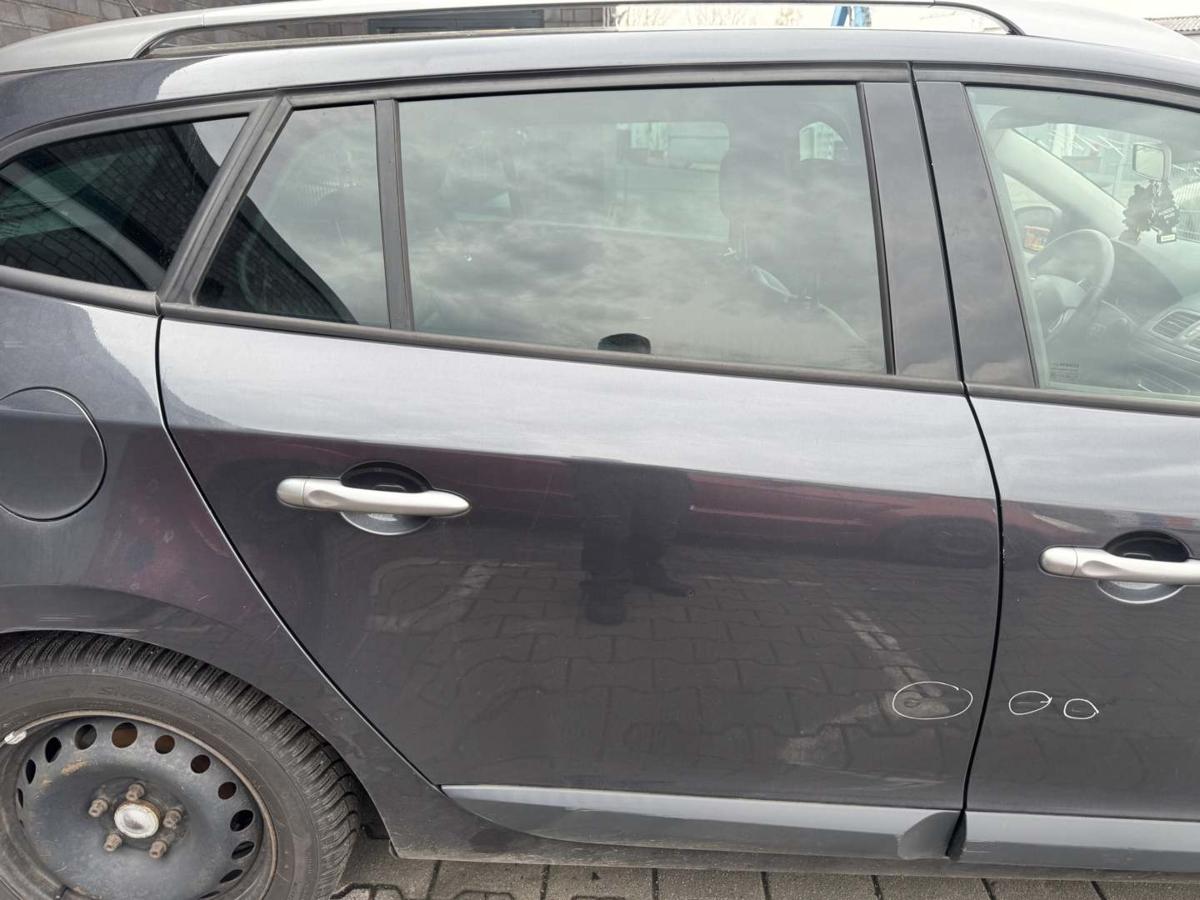 Renault Megane 3 Grandtour original T&uuml;r hinten rechts TEB66 Graphitschwarz Rohbau Bj.2011